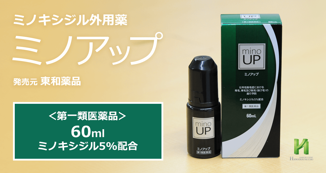 ミノキシジル外用薬「ミノアップ」