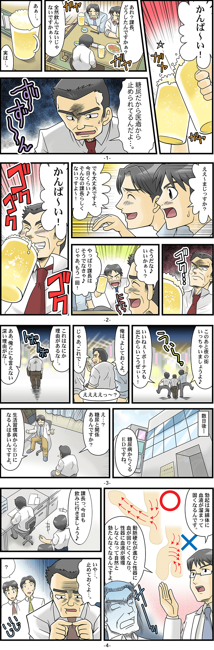 生活習慣病からくるed マンガ 浜松町第一クリニック 生活習慣病からくるed マンガ 浜松町第一クリニック