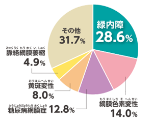 日本人の視覚障害の原因疾患2017