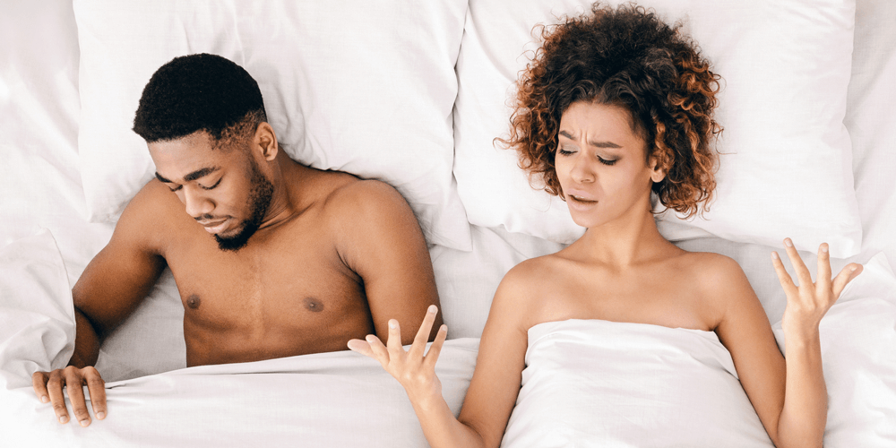 勃起力が低下してがっかりする女性