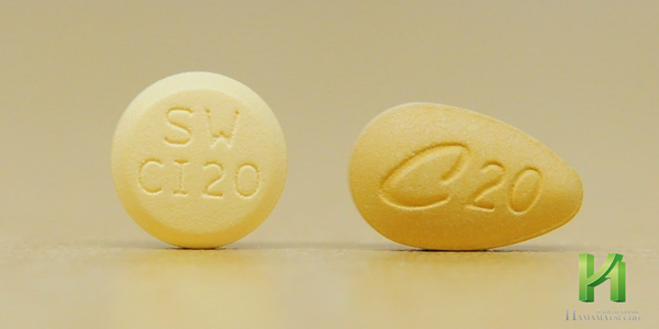 タダラフィル錠10mg/20mgCI「サワイ」の錠剤