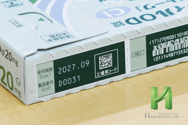 タダラフィルOD錠CI「トーワ」の使用期限