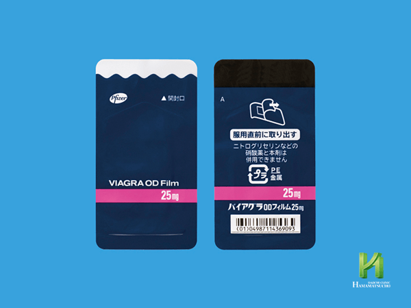 バイアグラODフィルム25mg 包装