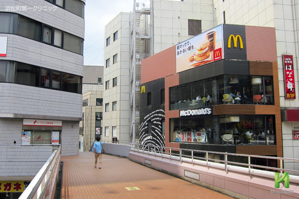 SMBC日興証券とマクドナルドの間