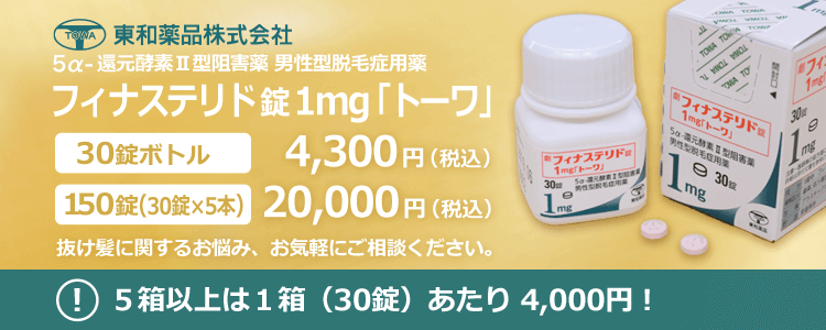 東和薬品のプロペシアジェネリック