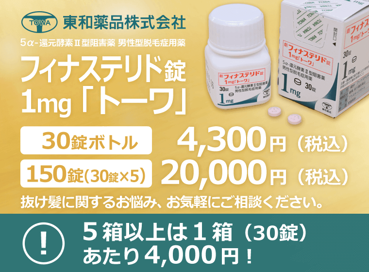 東和薬品のプロペシアジェネリック