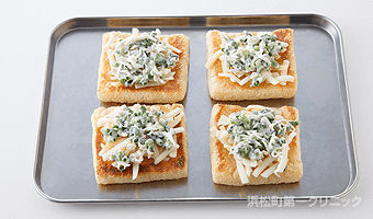 オーブントースターで焼く