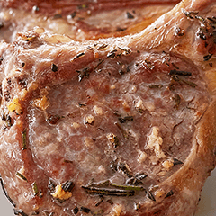 ラム肉のローズマリーソテー|焼き具合アップ