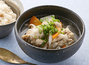 手羽元の参鶏湯風スープ