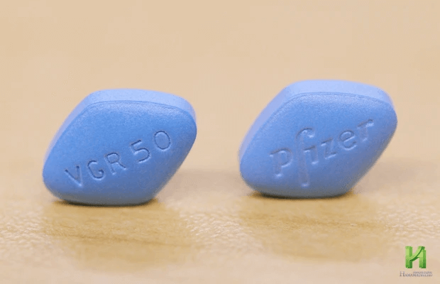 バイアグラ錠50mg錠剤表裏